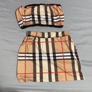 Checker two piece set